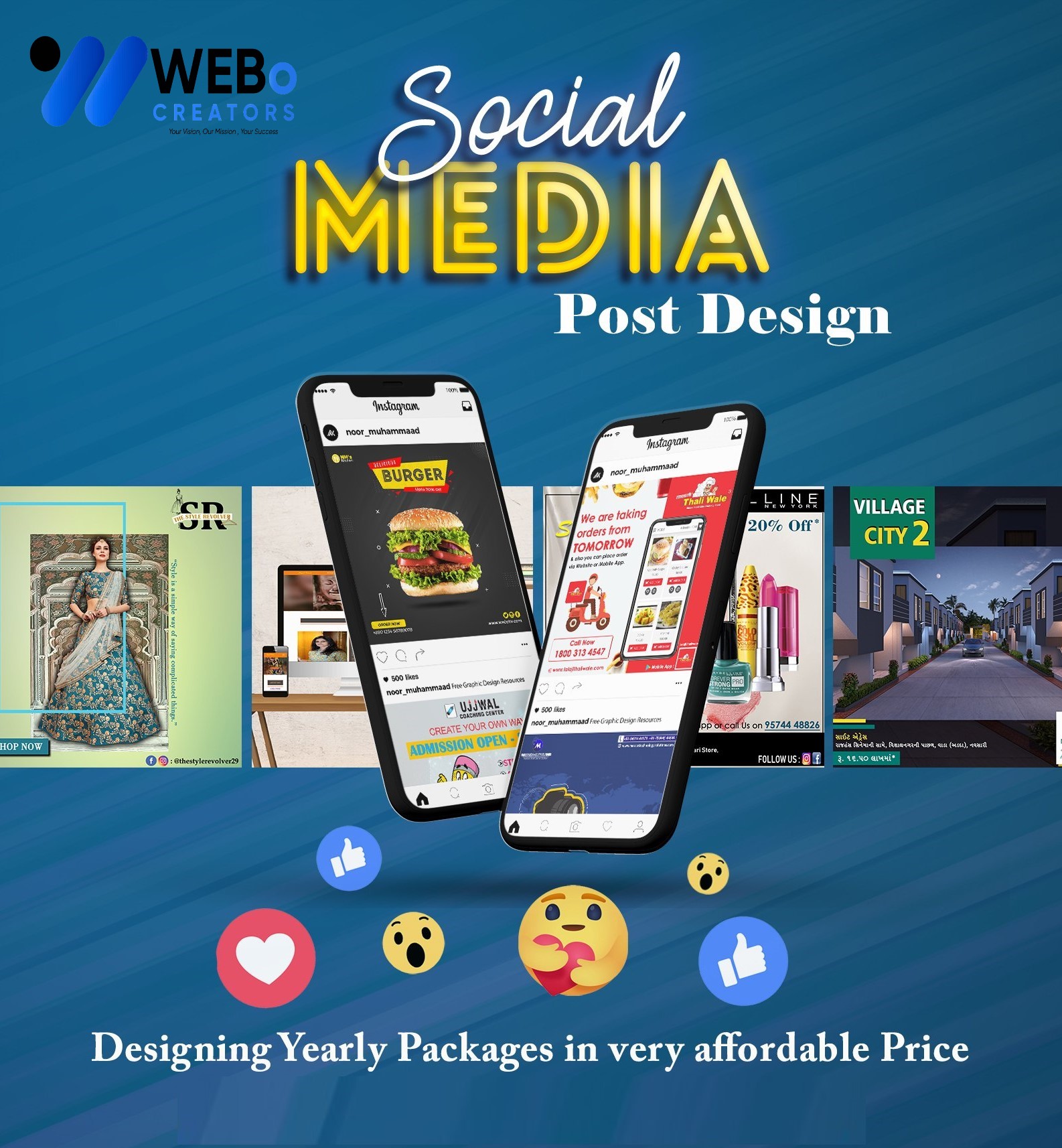 Social Media Post Design Services in Alaska for Businesses and Brands